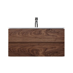 Am.Pm Мебель для ванной Sensation 100 орех, текстурированная – фотография-2